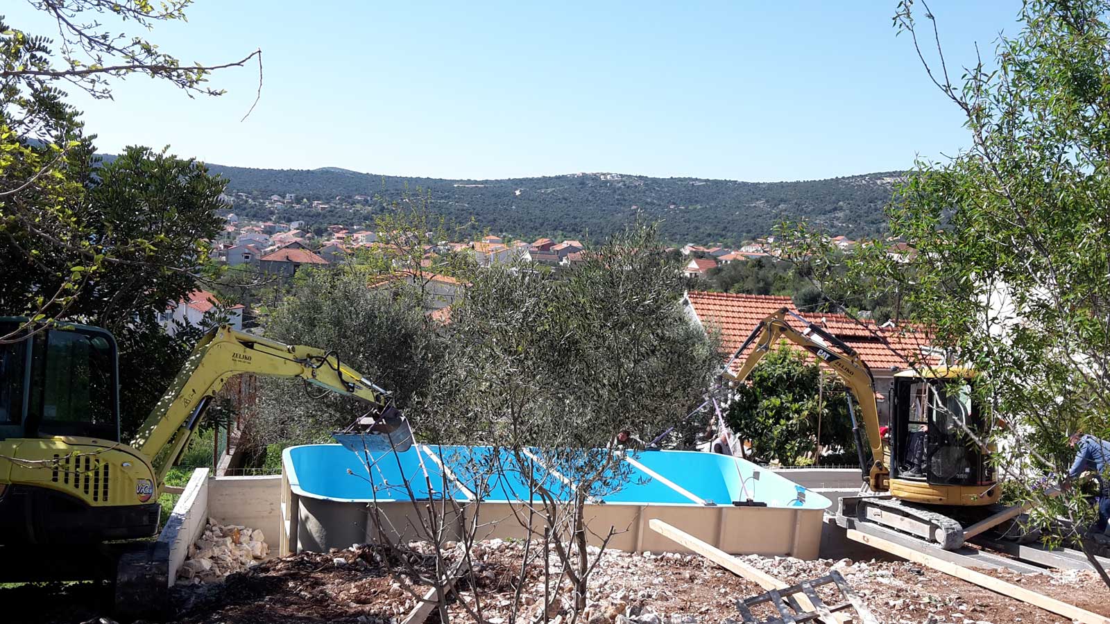 ZELJKO d.o.o. Split - Izgradnja bazena i uređenje okoli&scaron;a